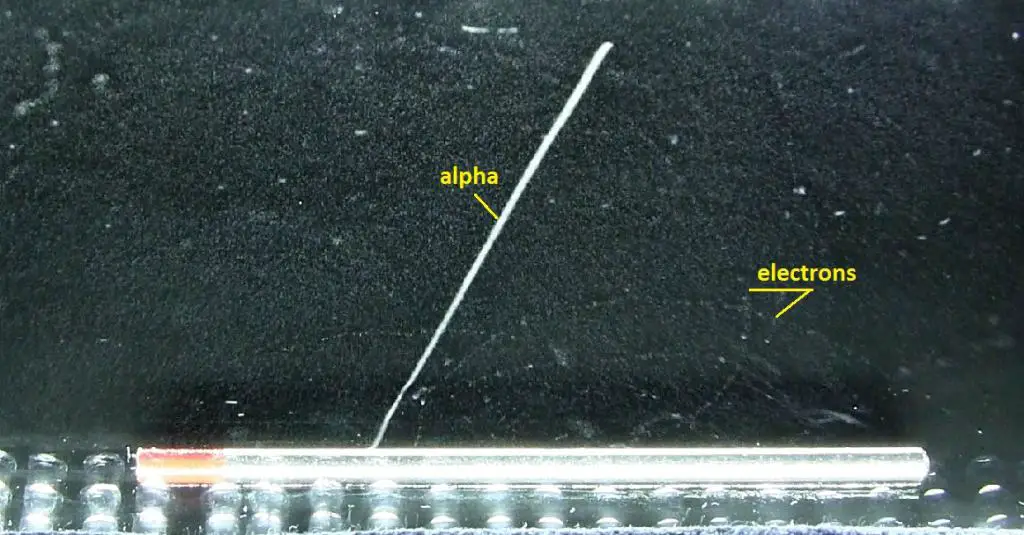Alpha Particle - Cloud Chamber